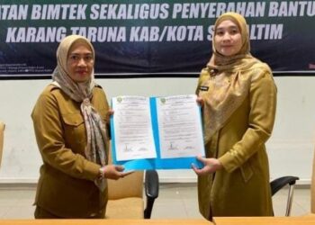 Dispora Serahkan Bantuan Untuk Karang Taruna di 10 Kecamatan Se-Kota Samarinda