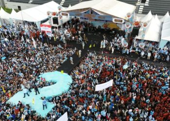 Apresiasi dan Dukungan Penuh UMKM Jadi Penutup Kampanye Akbar Rudy-Seno