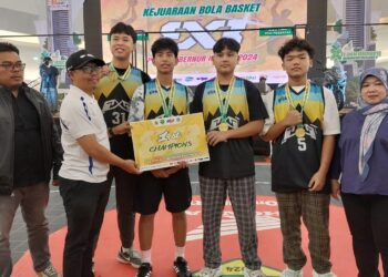 Kejuaraan Basket 3 on 3 Jadi Ajang Dispora Kaltim Godok Talenta Muda