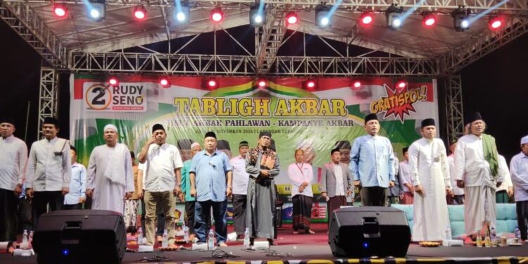 Ribuan Jamaah Hadiri Tablig Akbar dan Kampanye Rudy-Seno di Samarinda