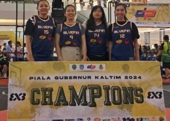 Bluefin Sweetie, Tim Asal Samarinda Raih Juara 1 Kategori U-23 Putri di Kejuaraan Basket 3 on 3
