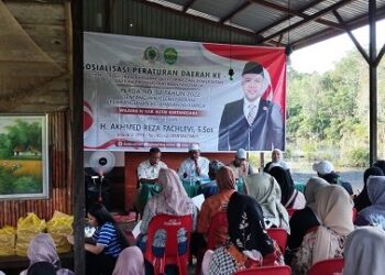 Sosialisasi Perda Ketahanan Keluarga di Desa Teluk Dalam, Setiap Hari Ada 6 sampai 10 Istri Gugat Cerai