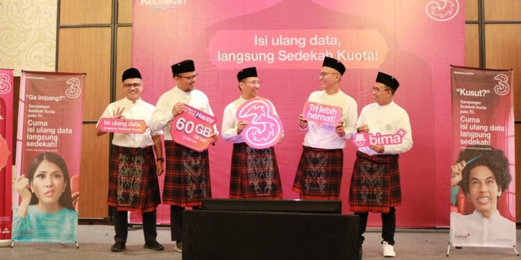 Tri Ajak Pelanggan Berbagi Kebaikan di Bulan Ramadan, Dengan Sedekah Kuota